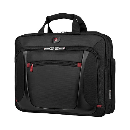Портфель для ноутбука 15'' WENGER, черный, полиэстер/ПВХ, 40 x 15 x 33 см, 9 л