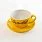 Чайная/кофейная пара CAPPUCCINO, красный, 260 мл, фарфор_ЯРКО-КРАСНЫЙ