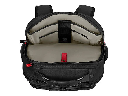 Рюкзак WENGER ALTAIR 15.6, черный, переработанный ПЭТ/Полиэстер, 32х21х44 см, 22 л.