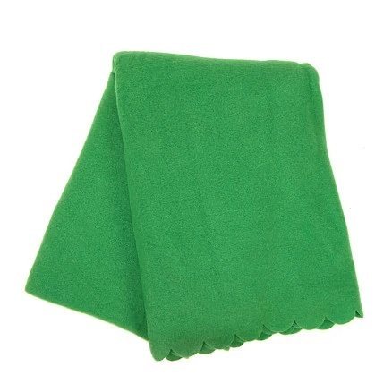 Плед PLAIN; зеленый; 100х140 см; флис 150 гр/м2