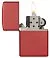 Зажигалка ZIPPO Classic с покрытием Red Matte, латунь/сталь, красная, матовая, 38x13x57 мм small_img_3
