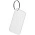 Брелок «Прямоугольник», белый_белый