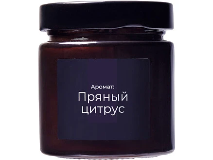 Свеча в стеклянной банке, ароматическая