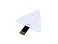USB-флешка на 8 Гб в виде пластиковой карточки треугольной формы, белый small_img_1