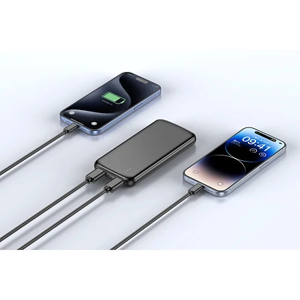 Внешний аккумулятор «Universal», 10 000 mAH, 5V 2.4 A, черный