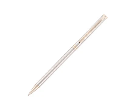 Ручка шариковая Pierre Cardin SLIM, серебристый. Упаковка Е