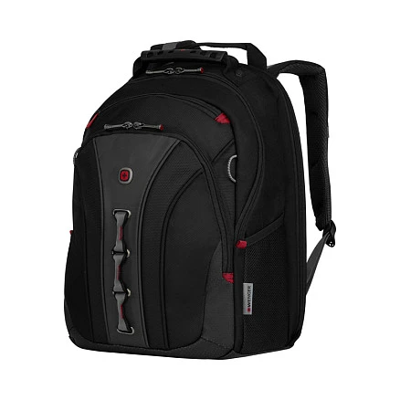 Рюкзак WENGER Legacy 16'', черный/серый, полиэстер/ПВХ, 35 x 25 x 45 см, 21 л