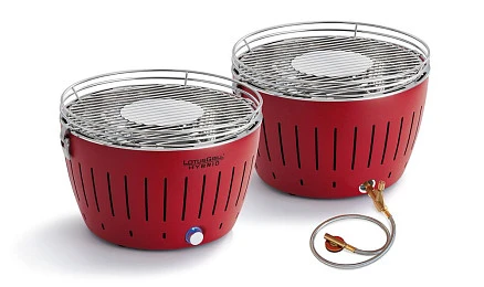 Гриль Lotus Grill Classic Hybrid, красный