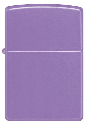 Зажигалка ZIPPO классическая с лавандовым матовым покрытием | Smoky Lavender Matte, латунь/сталь, лавандовая, матовая, 38x13x57 мм