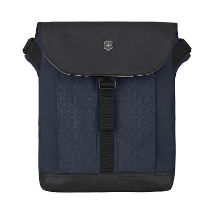 Сумка наплечная VICTORINOX Altmont Original Flapover Digital Bag, синяя, нейлон, 26x10x30 см, 7 л