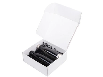 Подарочный набор из термобутылки и бутылки Bottle set, черный