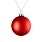 Елочный шар Finery Matt, 8 см, матовый красный_8 СМ