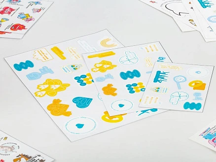 Наклейки UV-DTF Stiker Pack на заказ, S