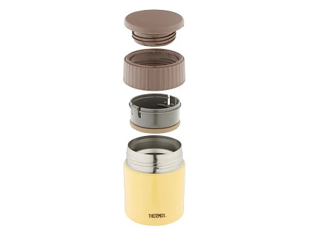 Термос из нерж. стали для еды тм THERMOS JBQ-400-BNN 0.4L, желтый