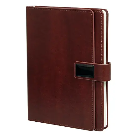 Ежедневник Alfa Brandy Business Edition B5 коричневый, в подарочной коробке