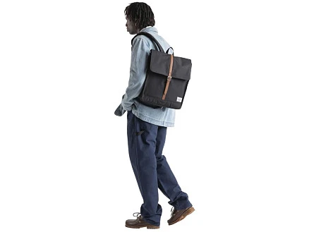 Herschel City рюкзак из переработанного материала объемом 16 л - Серый яркий