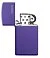 Зажигалка ZIPPO Slim® с покрытием Purple Matte, латунь/сталь, фиолетовая, матовая, 29x10x60 мм small_img_4