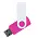 Флеш накопитель USB 2.0 Twister Сolor Mix 16GB, пластик Софт Тач/металл, розовый/белый_розовый 7