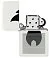 Зажигалка Zippo Flame Gradient Design с покрытием White Matte, латунь/сталь, белая, матовая, 38x13x57 мм small_img_4