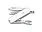 Нож-брелок VICTORINOX Classic SD Colors Falling Snow, 58 мм, 7 функций, белый_БЕЛЫЙ