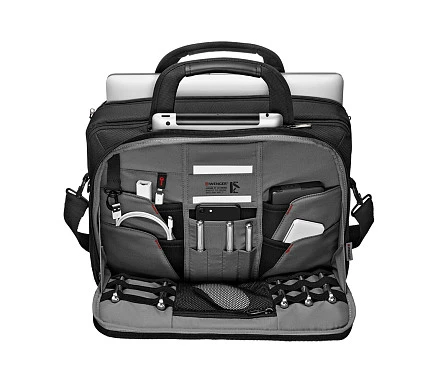 Портфель WENGER BC Pro для ноутбука 14-16'', черный, полиэстер, 40 x 16 x 29 см, 11 л