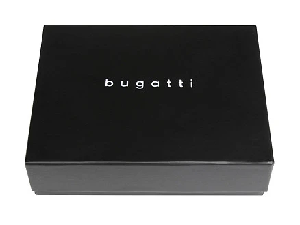 Портмоне для кредитных карт BUGATTI РЕМО | REMO, с защитой данных RFID, коричневое, натуральная воловья кожа, 10,5х1,5х8,2 см