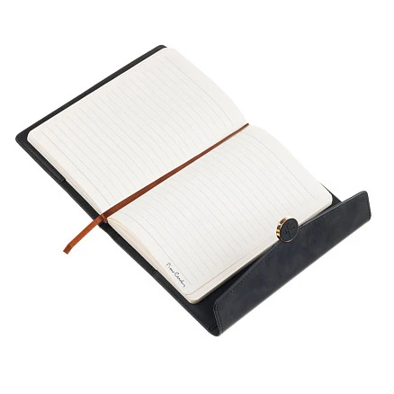 Записная книжка Pierre Cardin серая, 16 х 22 см