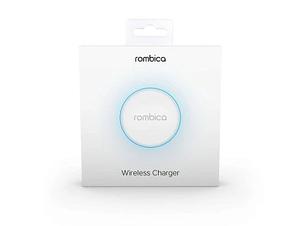 Беспроводное зарядное устройство Rombica  NEO Core Quick c быстрой зарядкой, белый (с лого)