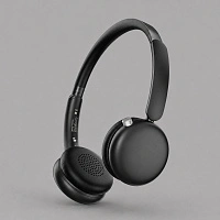 Беспроводные накладные наушники Stereo Light, BT 5.4, 300 мАч, черный, Deppa