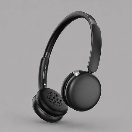 Беспроводные накладные наушники Stereo Light, BT 5.4, 300 мАч, черный, Deppa