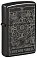 Зажигалка ZIPPO Wheel Of Fortune с покрытием High Polish Black, латунь/сталь, черная, глянцевая, 38x13x57 мм small_img_1