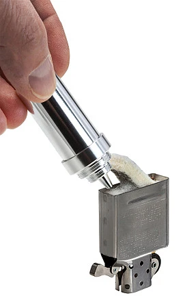 Баллончик для топлива ZIPPO, алюминий, серебристый