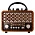 Ретро радио в стиле радиолы, диапазон частот  AM FM SW, USB, Bluetooth, Heritage Timeless, цвет светло-коричневый_светло-коричневый