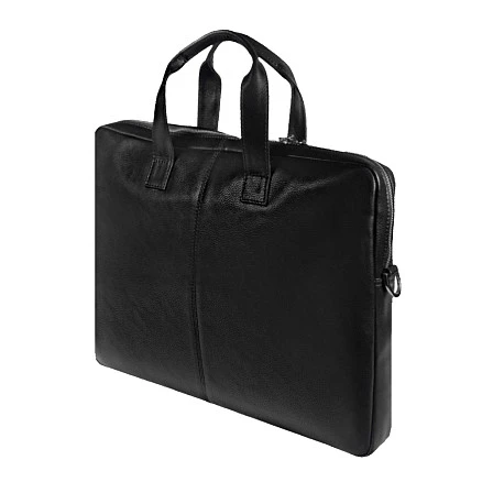 Портфель из натуральной кожи Leather Country Attashe, черный