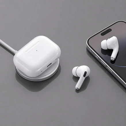 Беспроводные наушники с микрофоном Air Nova 2, TWS, BT5.4, 300 мАч, QI, белый, Deppa