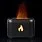 Увлажнитель-ароматизатор Fire Flick с имитацией пламени, черный_ЧЕРНЫЙ