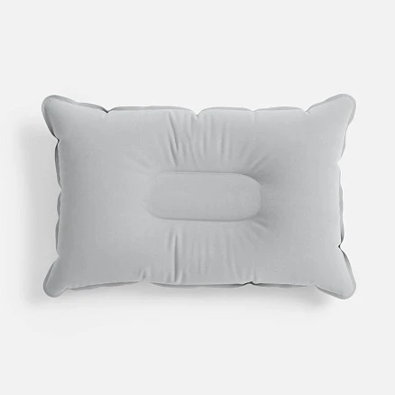 Надувная подушка Pillowish, серая