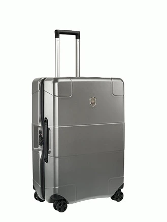 Чемодан VICTORINOX Lexicon, серый, 100% поликарбонат, 45x28x68 см, 73 л