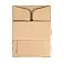 Коробка подарочная mini BOX, размер 16 x 15 x 8 см, картон МГК бур., самосборная small_img_2