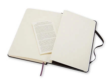 Записная книжка Moleskine Classic (в линейку) в твердой обложке, Pocket (9x14см), черный