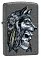 Зажигалка ZIPPO Wolf Skull с покрытием Iron Stone™, латунь/сталь, серая, матовая, 38x13x57 мм small_img_1