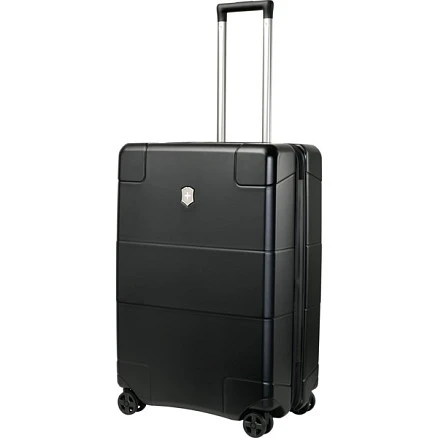 Чемодан VICTORINOX Lexicon, чёрный, 100% поликарбонат, 45x28x68 см, 73 л