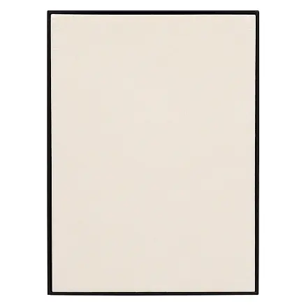 Коробка подарочная, размер 24*17,5*3 см, Solution Superior Linen, черная, бежевый ложемент под индивидуальную вырубку