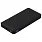 Внешний аккумулятор (powerbank)  «WeCharge Soft Touch»,  10 000 mAH, Power Delivery (PD) 25.5W, со светящимся логотипом после гравировки, c цифровым дисплеем для контроля заряда, черный_ЧЕРНЫЙ