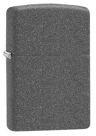 Зажигалка ZIPPO Classic с покрытием Iron Stone™, латунь/сталь, серая, матовая, 38x13x57 мм