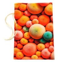 Мешочек подарочный Колорит (20*30см) с атласной ленточкой в боковом шве