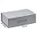 Подарочная коробка, размер 39*26,3*11 см, Solution Prestige Big Case Linen с магнитным клапаном и ручкой , серебристая_СЕРЕБРИСТАЯ, БУМАГА ПОД ЛЁН