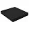 Подарочная коробка, размер 28,5х26,5х4 см, Solution Prestige Linen с магнитным клапаном, черная, с черным ложементом_ЧЕРНЫЙ, БУМАГА ПОД ЛЁН