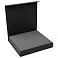 Подарочная коробка, размер 29,7*28,0*4,5 см, Solution Prestige Magnum Linen с магнитным клапаном, черная, с ложементом из поролона small_img_2