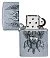 Зажигалка ZIPPO Viking Warrior с покрытием Street Chrome™, латунь/сталь, серебристая, 38x13x57 мм small_img_3